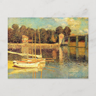 Brücke bei Argenteuil Claude Monet Postkarte