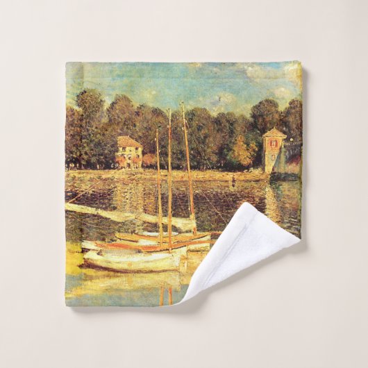 Brücke bei Argenteuil Claude Monet Waschlappen (Waschlappen)