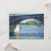 Brücke bei Argenteuil Karte (Vorderseite/Rückseite Beispiel)