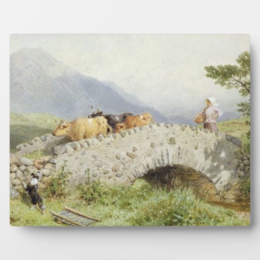 Brücke bei Dalmally (w/c) Fotoplatte (Vorderseite)