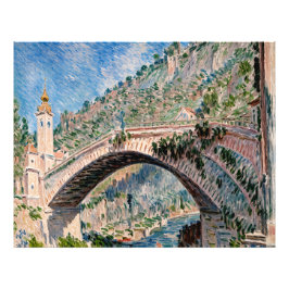 Brücke bei Dolceacqua Fotodruck