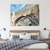 Brücke bei Dolceacqua Leinwanddruck (Insitu (Schlafzimmer))