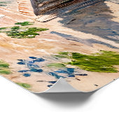 Brücke bei Dolceacqua Poster (Ecke)