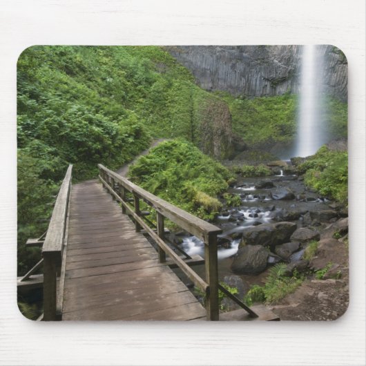 Brücke bei Latourell Falls, Columbia River Gorge, Mousepad (Vorne)