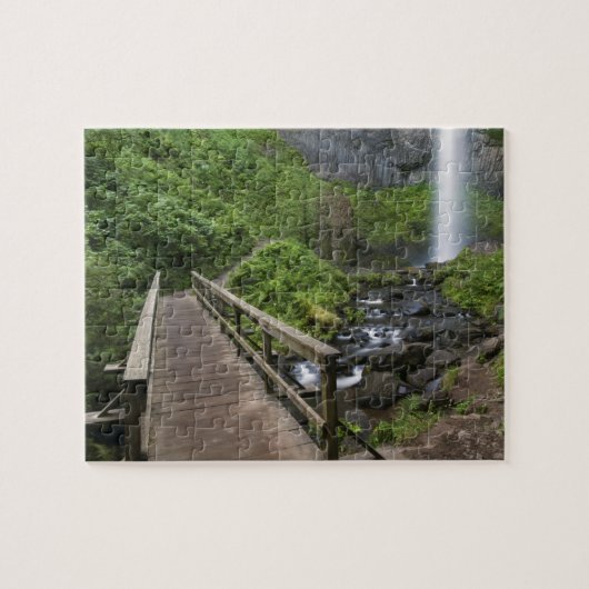 Brücke bei Latourell Falls, Columbia River Gorge, Puzzle (Horizontal)