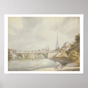 Brücke bei Monmouth Poster