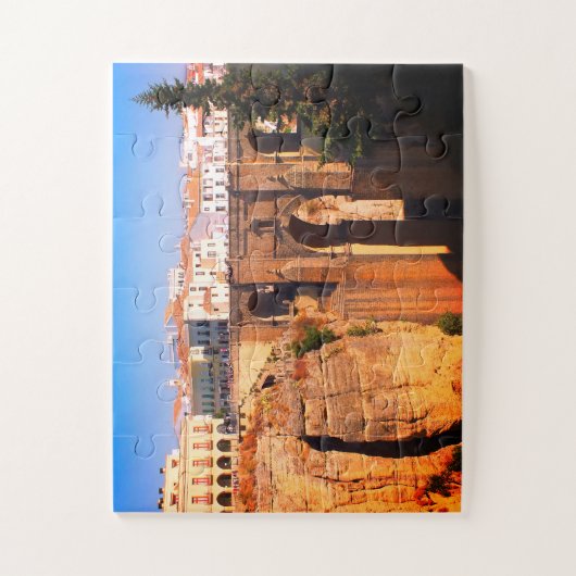 Brücke bei Ronda in Spanien Puzzle (Vertikal)