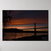 Brücke bei Sunset 2 Poster (Vorne)