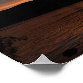 Brücke bei Sunset 2 Poster (Ecke)