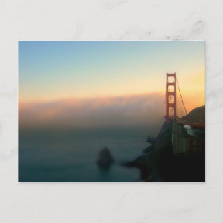 Brücke bei Sunset Postkarte