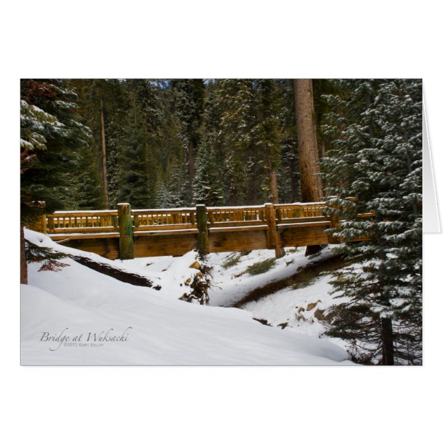 Brücke bei Wuksachi (Vorderseite (Horizontal))