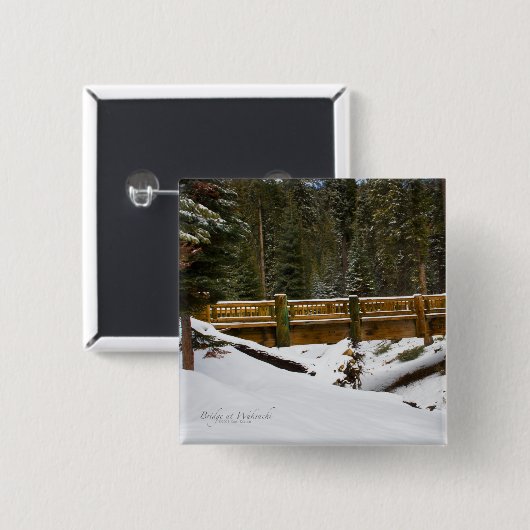 Brücke bei Wuksachi Button (Vorne & Hinten)