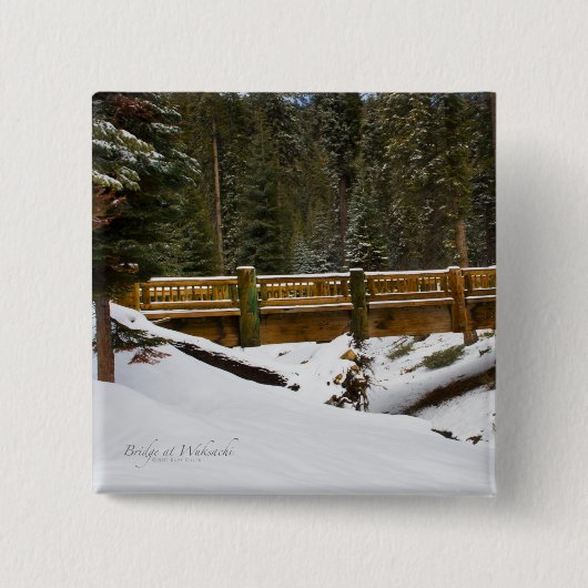 Brücke bei Wuksachi Button (Vorderseite)