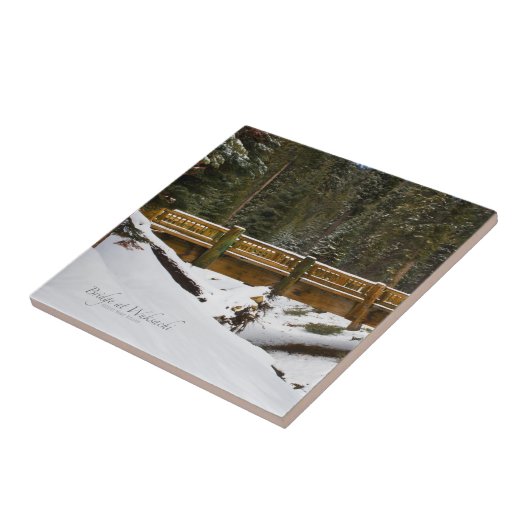 Brücke bei Wuksachi Fliese (Seite)