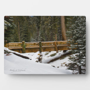 Brücke bei Wuksachi Fotoplatte