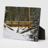 Brücke bei Wuksachi Fotoplatte (Seite)