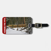 Brücke bei Wuksachi Gepäckanhänger (Vorderseite horizontal)