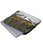 Brücke bei Wuksachi Laptopschutzhülle (Vorne Knopf)