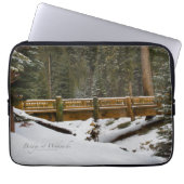 Brücke bei Wuksachi Laptopschutzhülle (Vorderseite)
