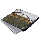 Brücke bei Wuksachi Laptopschutzhülle (Vorne Knopf)