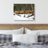 Brücke bei Wuksachi Leinwanddruck (Insitu (Schlafzimmer))