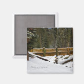 Brücke bei Wuksachi Magnet (Vorderseite/Rückseite)