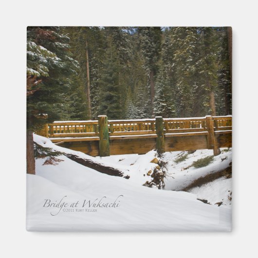 Brücke bei Wuksachi Magnet (Vorne)