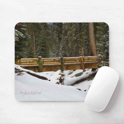 Brücke bei Wuksachi Mousepad (Mit Mouse)