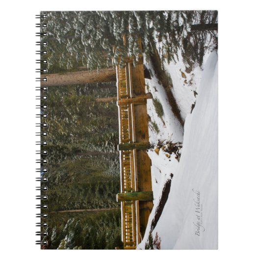 Brücke bei Wuksachi Notizblock (Vorderseite)