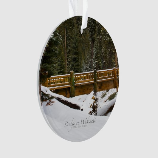 Brücke bei Wuksachi Ornament (Vorderseite)