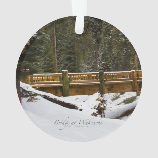 Brücke bei Wuksachi Ornament (Rückseite)