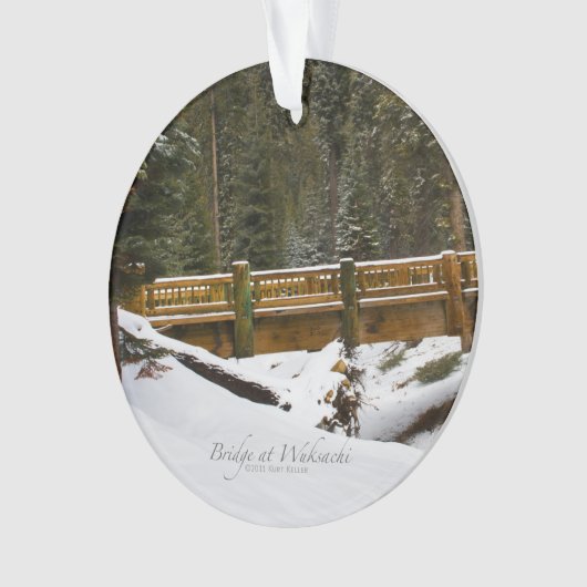 Brücke bei Wuksachi Ornament (Vorderseite)