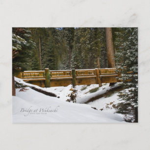 Brücke bei Wuksachi Postkarte