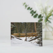 Brücke bei Wuksachi Postkarte (Stehend Vorderseite)