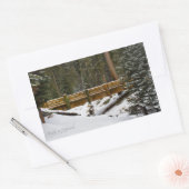 Brücke bei Wuksachi Rectangle Sticker (Umschlag)