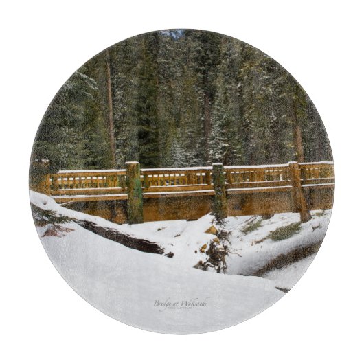 Brücke bei Wuksachi Schneidebrett (Vorderseite)