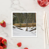 Brücke bei Wuksachi Serviette (Beispiel)