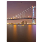 Brücke Bens Franklin Klemmbrett (Rückseite)