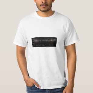Brücke Bens Franklin nachts T-Shirt