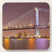 Brücke Bens Franklin Untersetzer (Vorderseite)