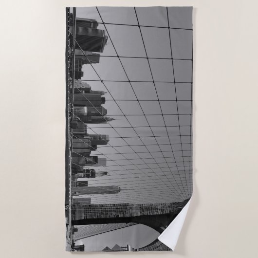 Brücke Brooklyn Strandtuch (Vorderseite)