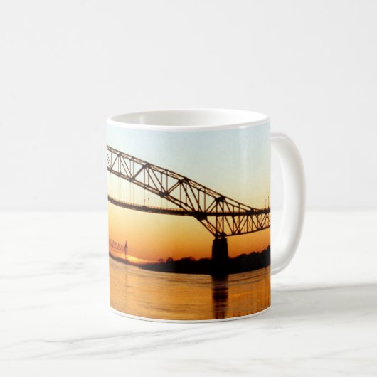Brücke Cape Cods Bourne Kaffeetasse (VorderseiteRechts)