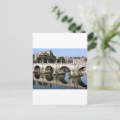 Brücke Castel st Angelo, Rom, Italien Postkarte (Stehend Vorderseite)