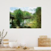 Brücke - Chinesische Brücke Poster (Küche)