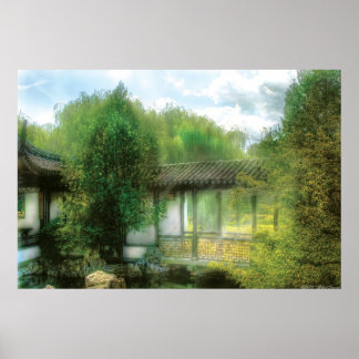 Brücke - Chinesische Brücke Poster