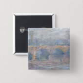 Brücke Claude Monets | Waterloo, London, am Button (Vorne & Hinten)