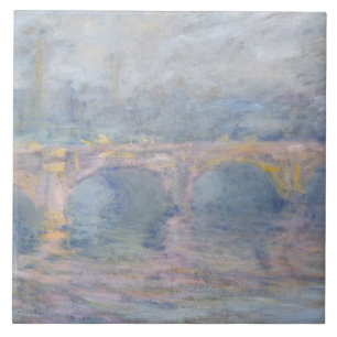 Brücke Claude Monets   Waterloo, London, am Fliese