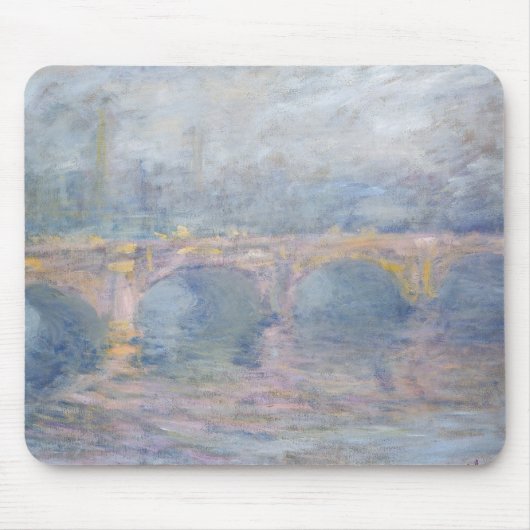 Brücke Claude Monets | Waterloo, London, am Mousepad (Vorne)