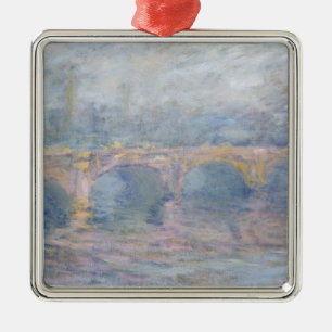 Brücke Claude Monets Waterloo, London, am Ornament Aus Metall