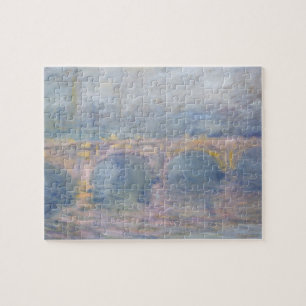 Brücke Claude Monets   Waterloo, London, am Puzzle